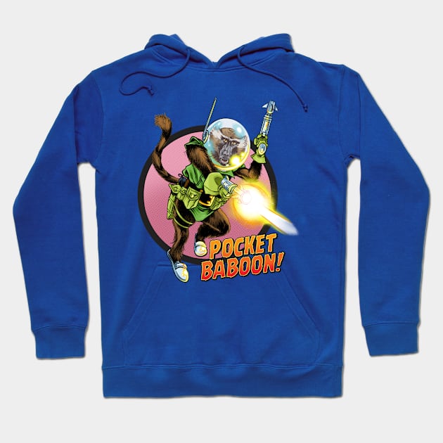 POCKET BABOON! Hoodie by ThirteenthFloor